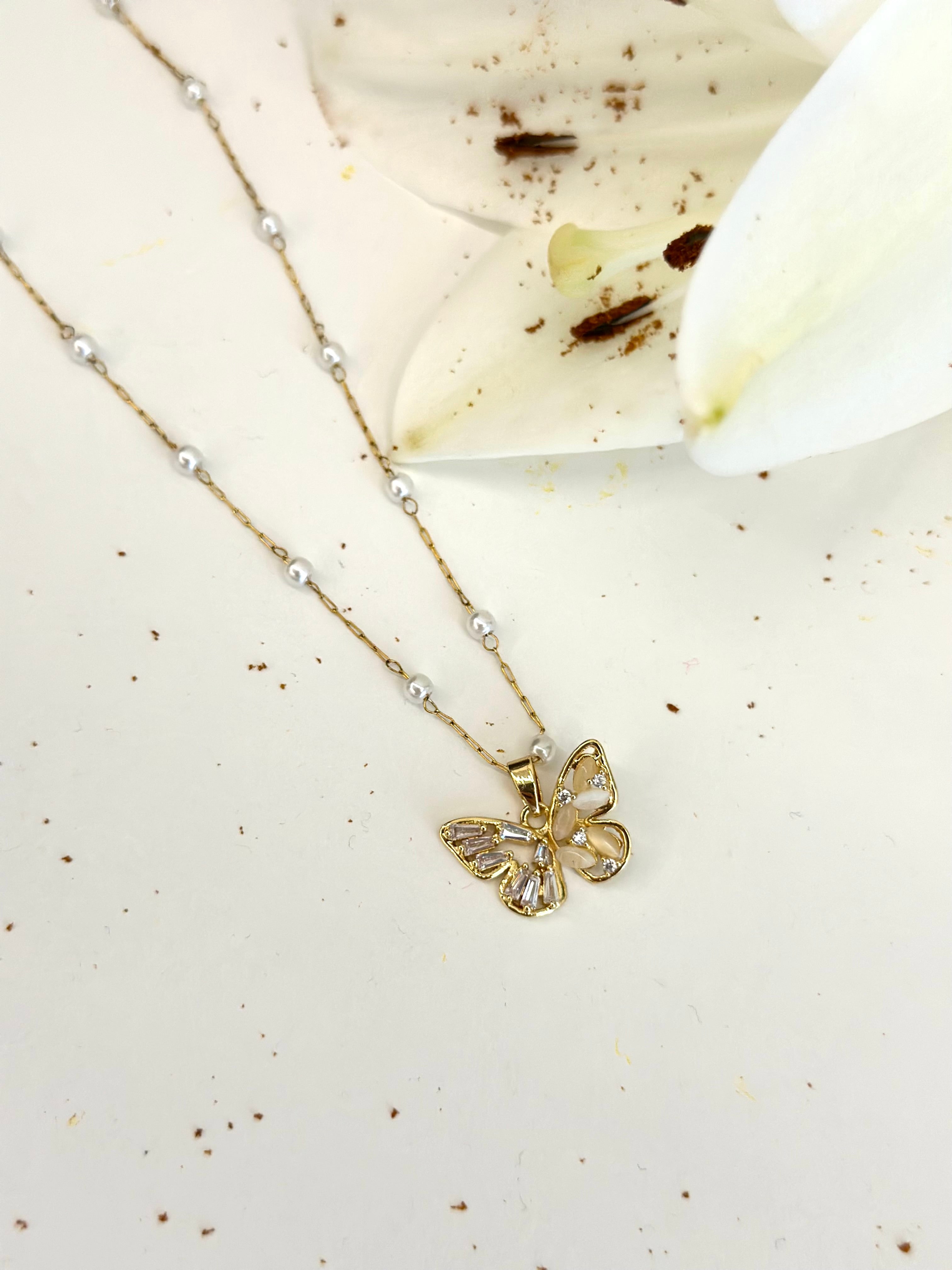 Papillon Pearl - Elegantna Ogrlica