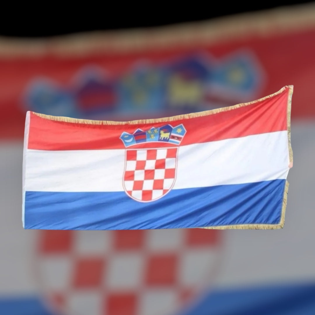 Hrvatska Zastava Sa Resama